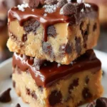 Decadent Chocolate Chip Cookie Bars First Image
