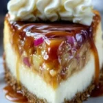 Caramel Apple Cheesecake Slice First Image