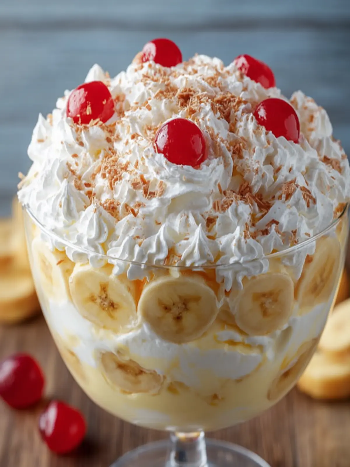 Creamy Banana Marshmallow Dessert First Image