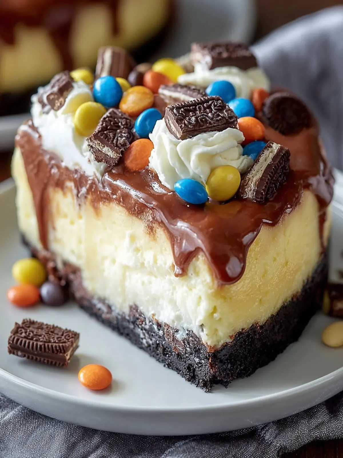 Chocolate Candy Cheesecake Delight First Image