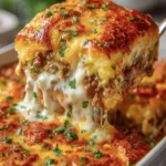 Cheesy Ground Beef Casserole First Image