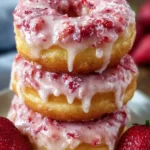 Strawberry Glazed Donut Stack First Image