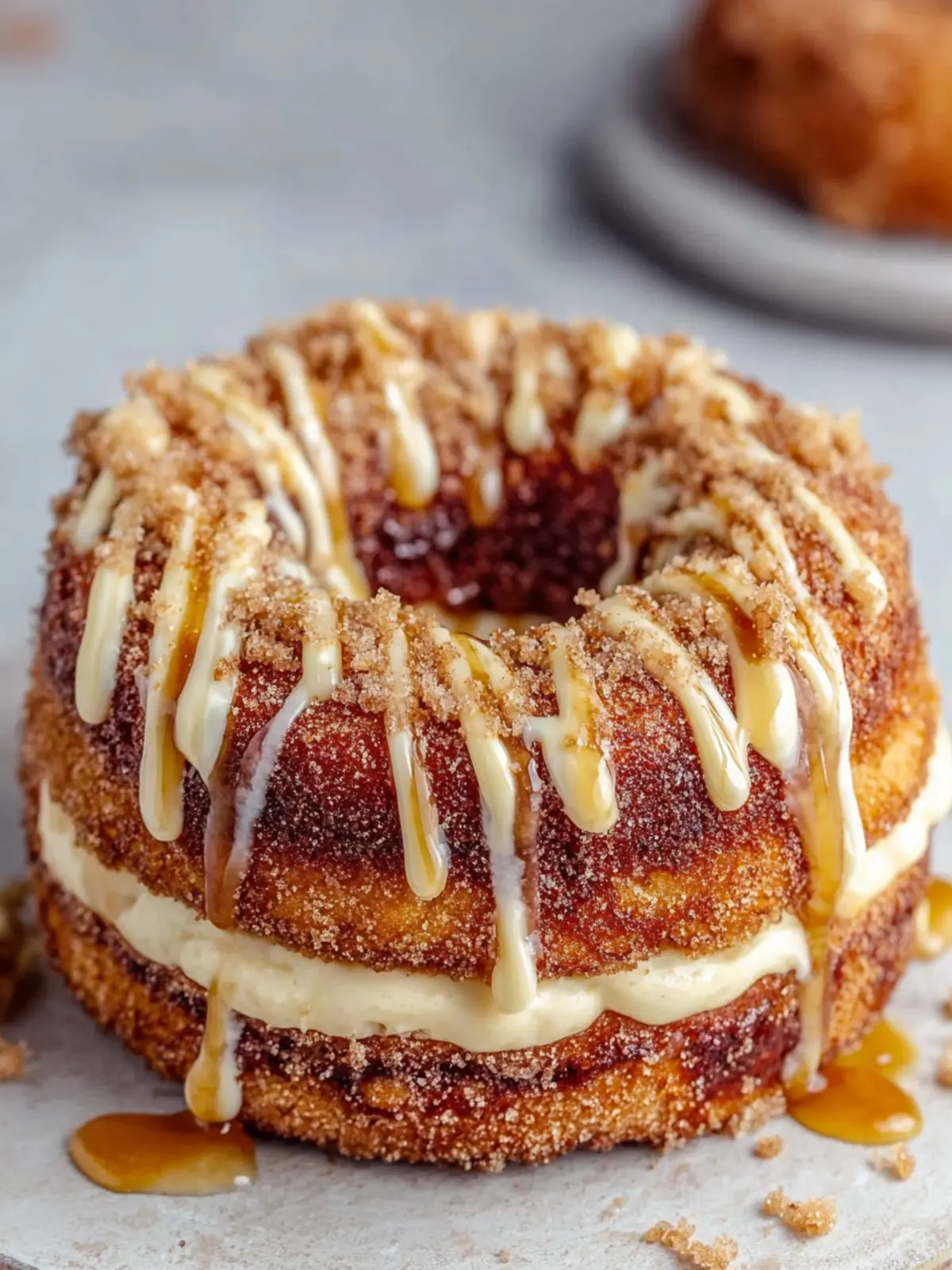 Irresistible Vegan Doughnut Cake: A Sweet Maple Dream
