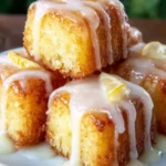Moist Lemon Drizzle Cake Bites First Image