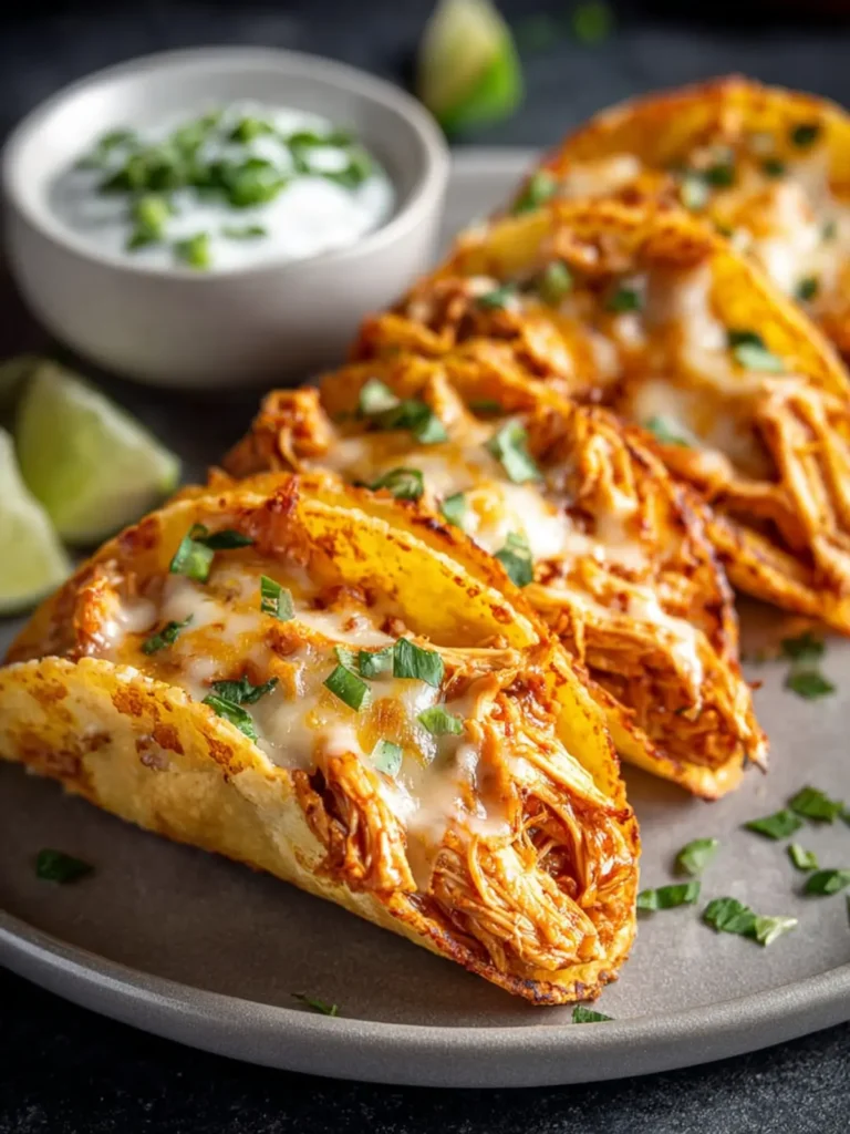 Mini Baked Chicken Tacos: Crispy, Cheesy, and Perfect for Any Occasion First Image