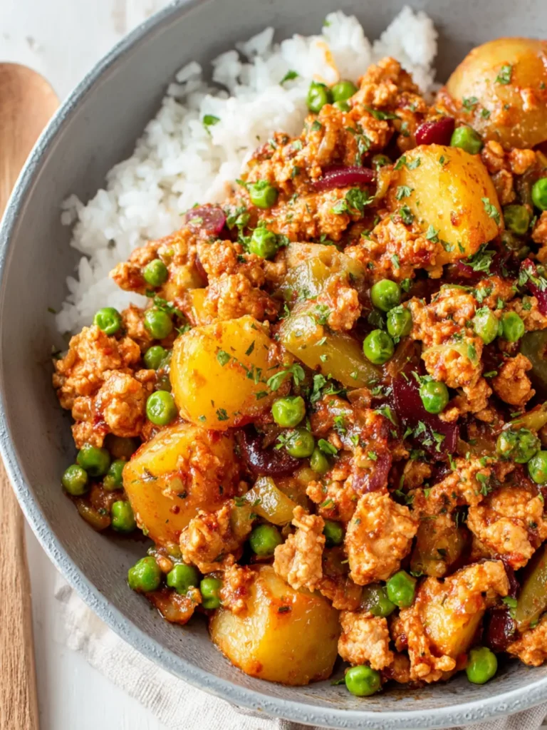 Ground Turkey with Potatoes and Spring Peas First Image