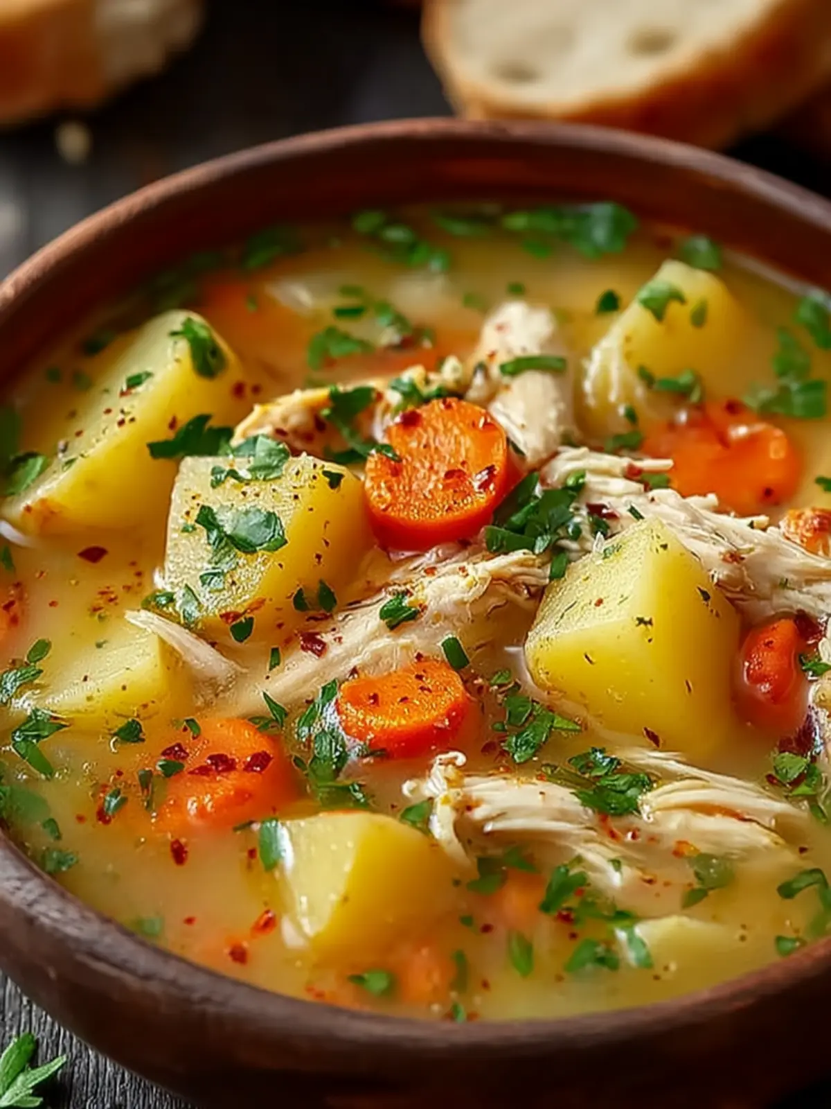 Comforting Chicken Soup with Potatoes: An Amazing Ultimate Recipe First Image