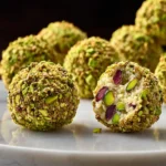 Cheese Truffles with Pistachio Crust First Image