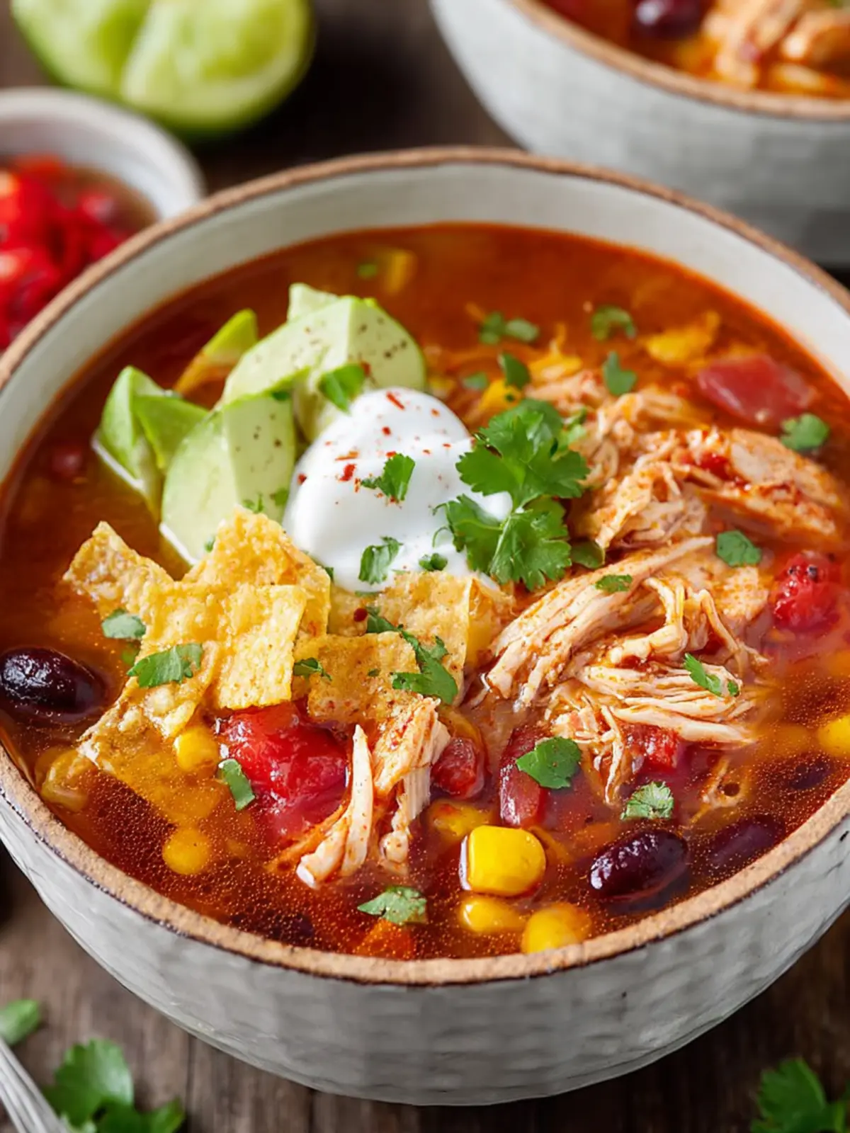 Best Chicken Tortilla Soup Recipe First Image
