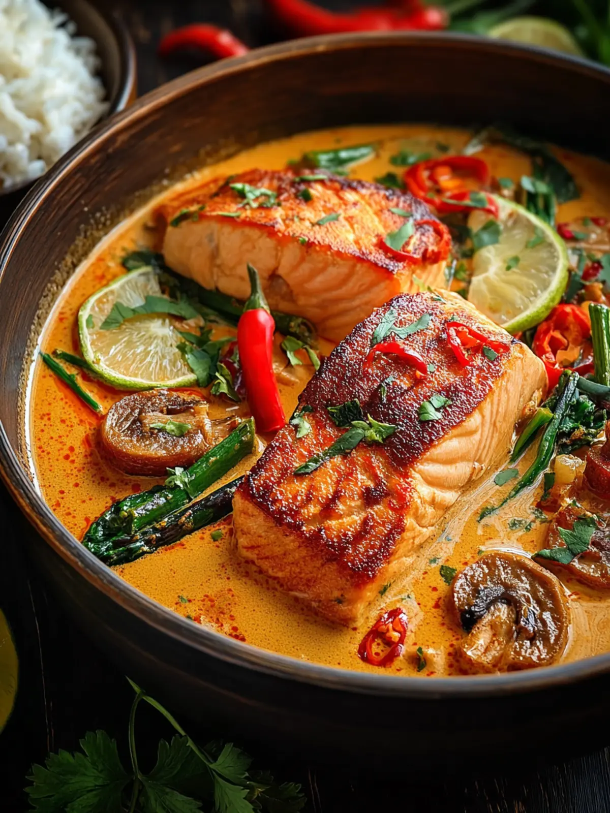 Irresistible Salmon Coconut Curry Recipe for Cozy Nights First Image