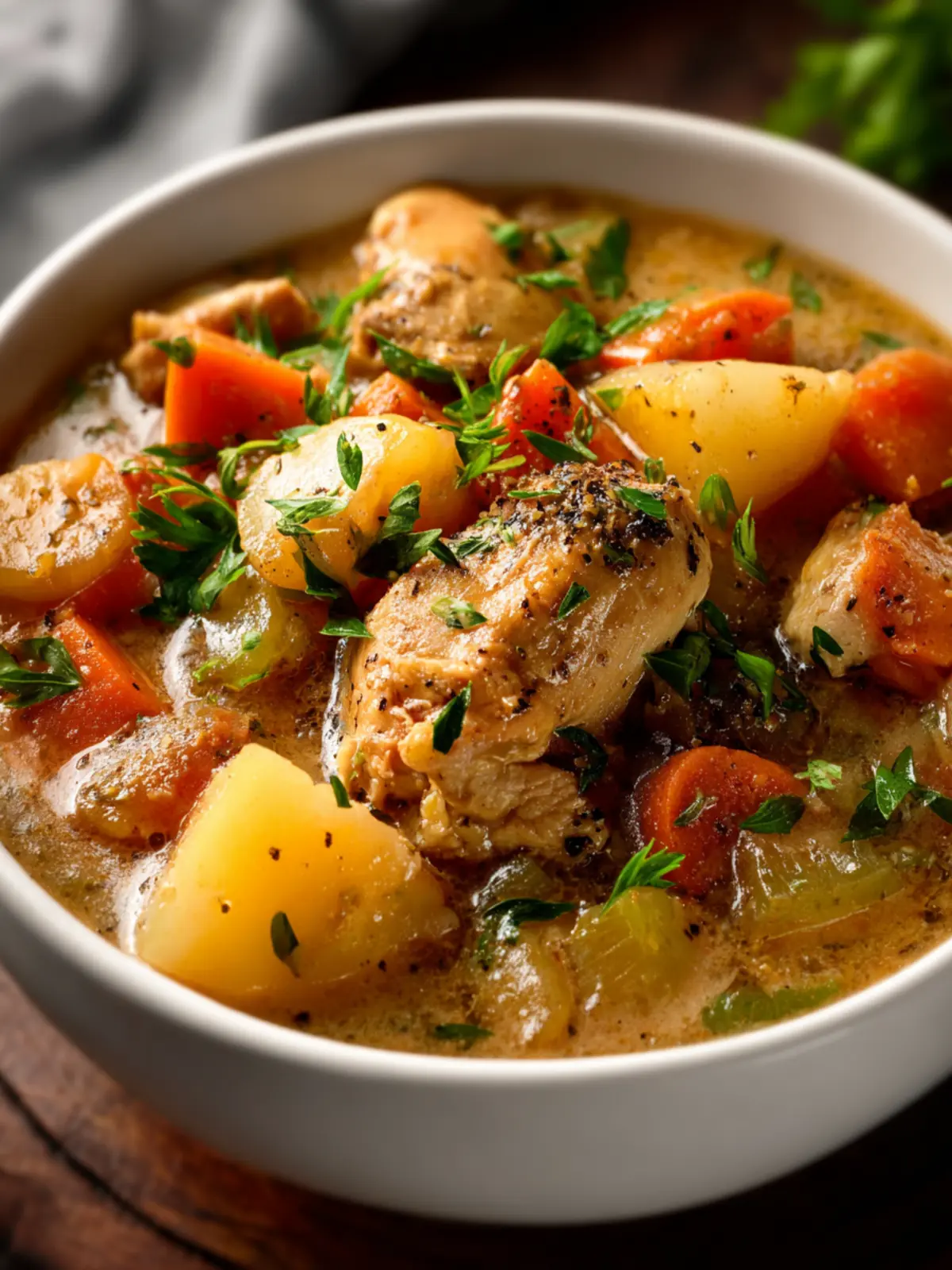 Slow Cooker Chicken Stew First Image