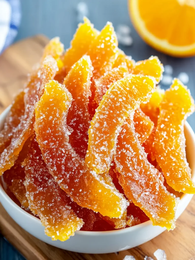 Delightful Candied Orange Peel - A Sweet Holiday Treat First Image
