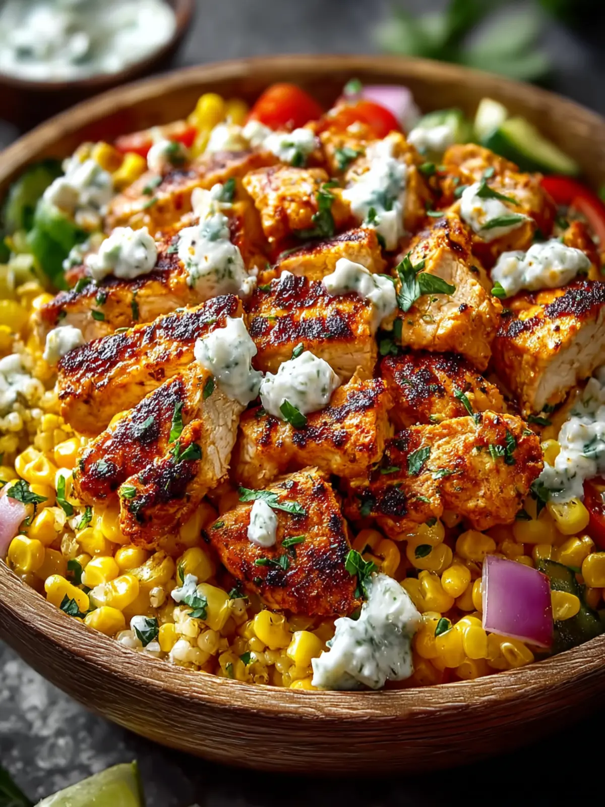Irresistible Tasty Street Corn Chicken Bowl for Quick Weeknights First Image