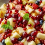 Winter Fruit Salad with Cinnamon Vanilla Dressing Bliss First Image