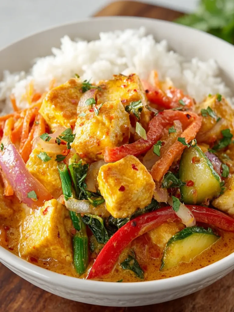 Vegan Panang Curry with Tofu First Image