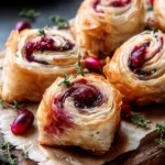 Irresistible Cranberry Goat Cheese Phyllo Rolls Recipe First Image