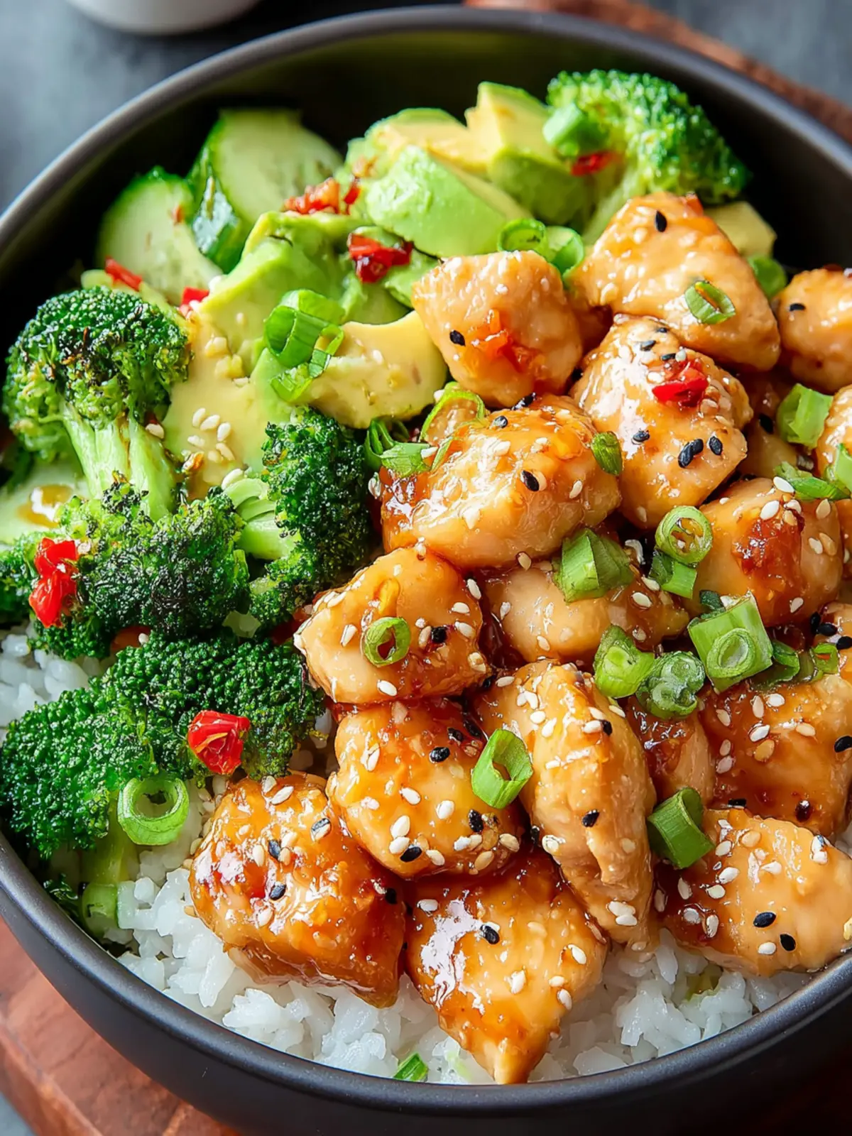 Irresistible Honey Garlic Chicken Rice Meal Prep Bowls First Image