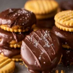 Chocolate Peanut Butter Ritz Cookies First Image