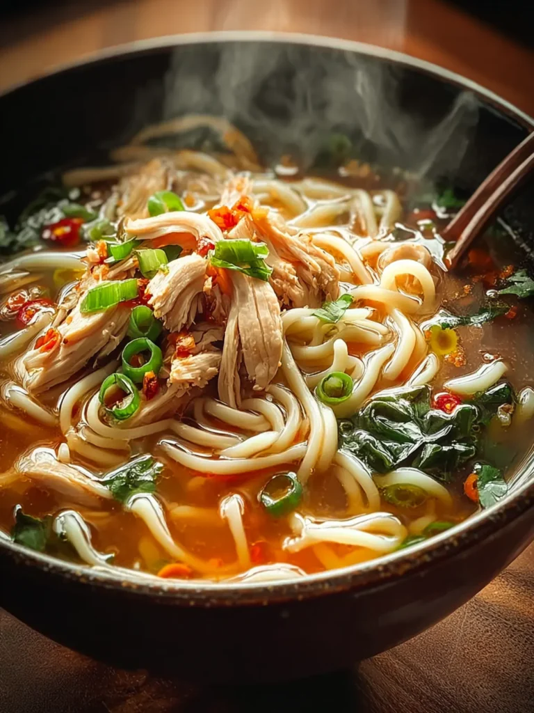 Classic Ginger Garlic Chicken Noodle Soup: An Incredible Ultimate Recipe First Image
