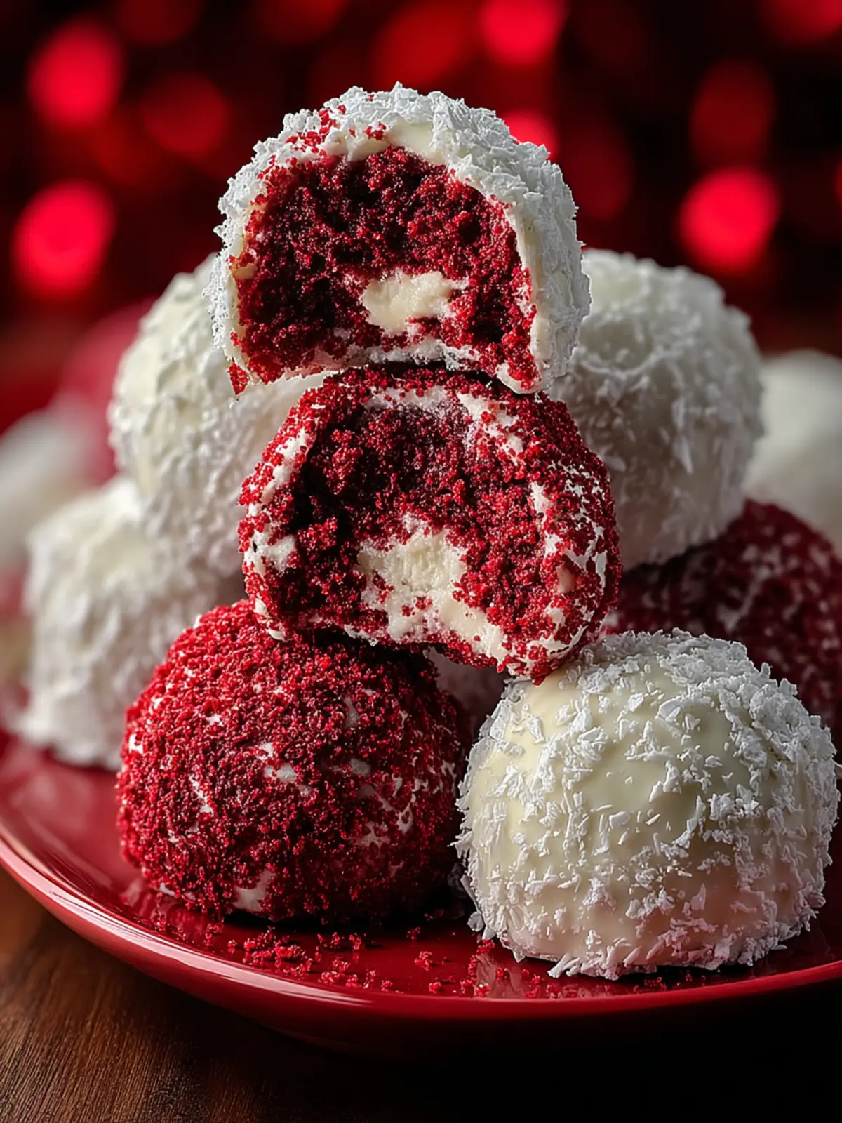 Irresistible Red Velvet Snowball Cookies Recipe First Image