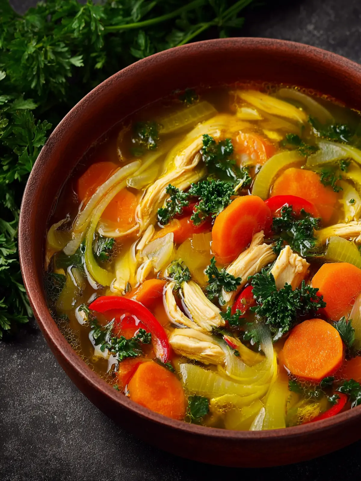 Easy Gut Healing Chicken Soup: A Healthy Delight First Image