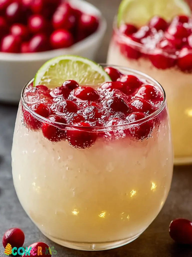 White Christmas Punch Recipe First Image