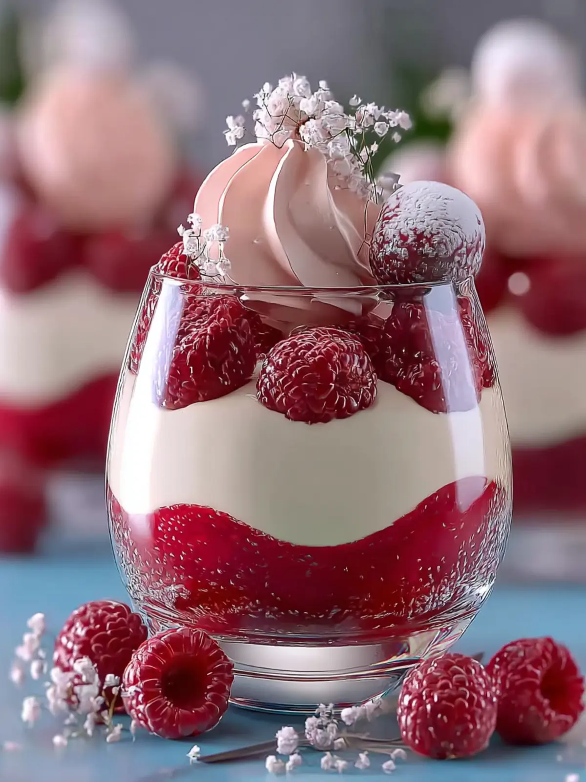 Raspberry White Chocolate Mousse Parfait – Elegant & Easy Dessert Recipe First Image