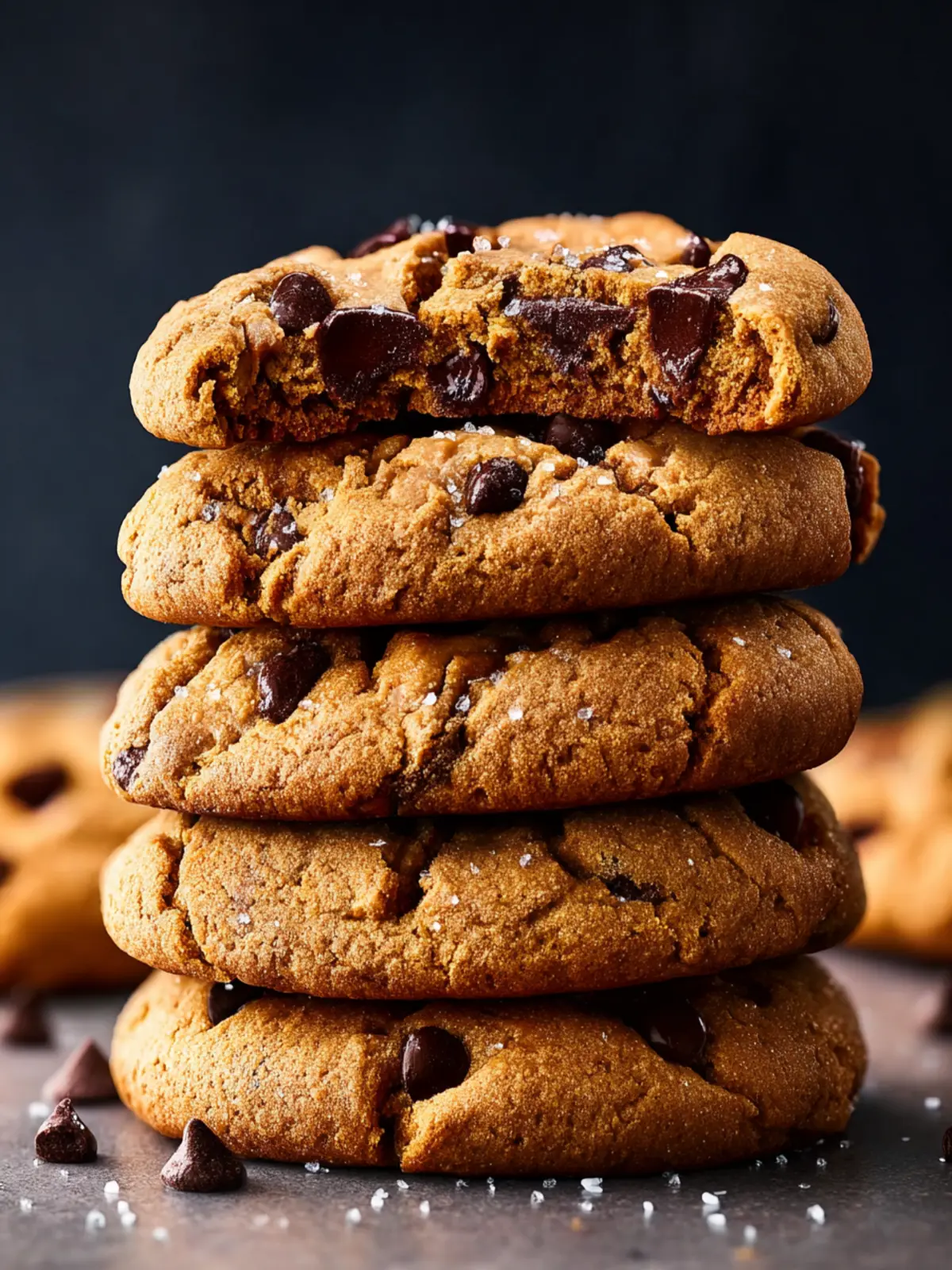 Peanut Butter Chocolate Chip Cookies Recipe First Image