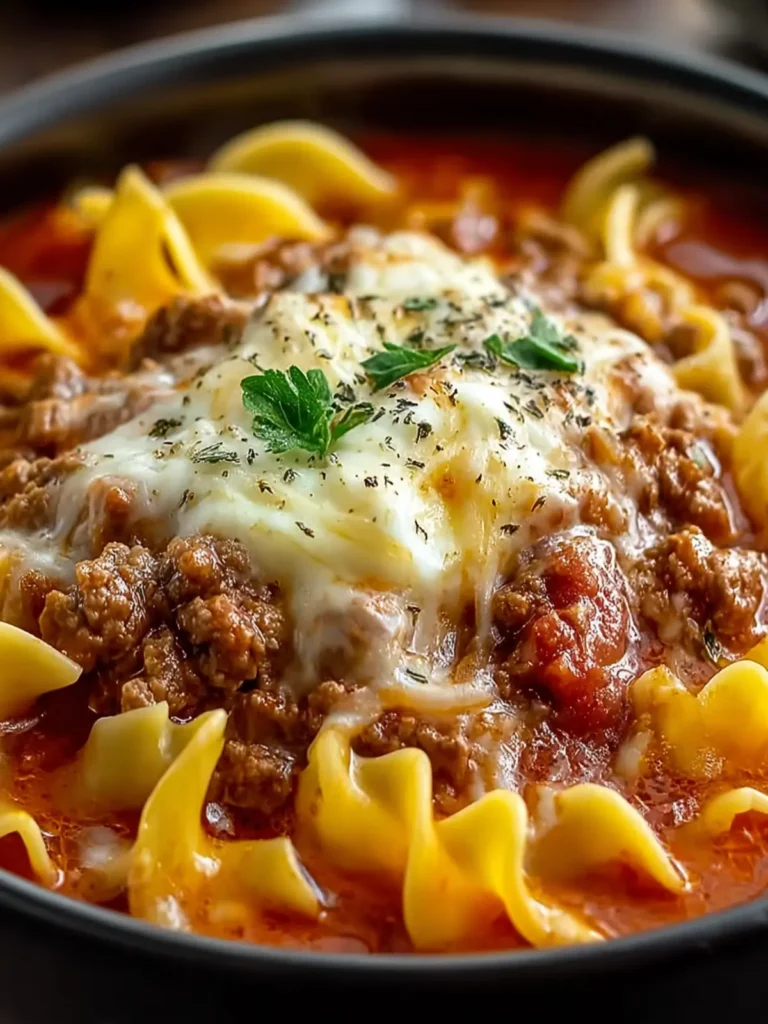 Crock Pot Lasagna Soup: Comfort Food Made Easy First Image