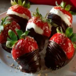 Chocolate Covered Cheesecake Strawberries Delight First Image
