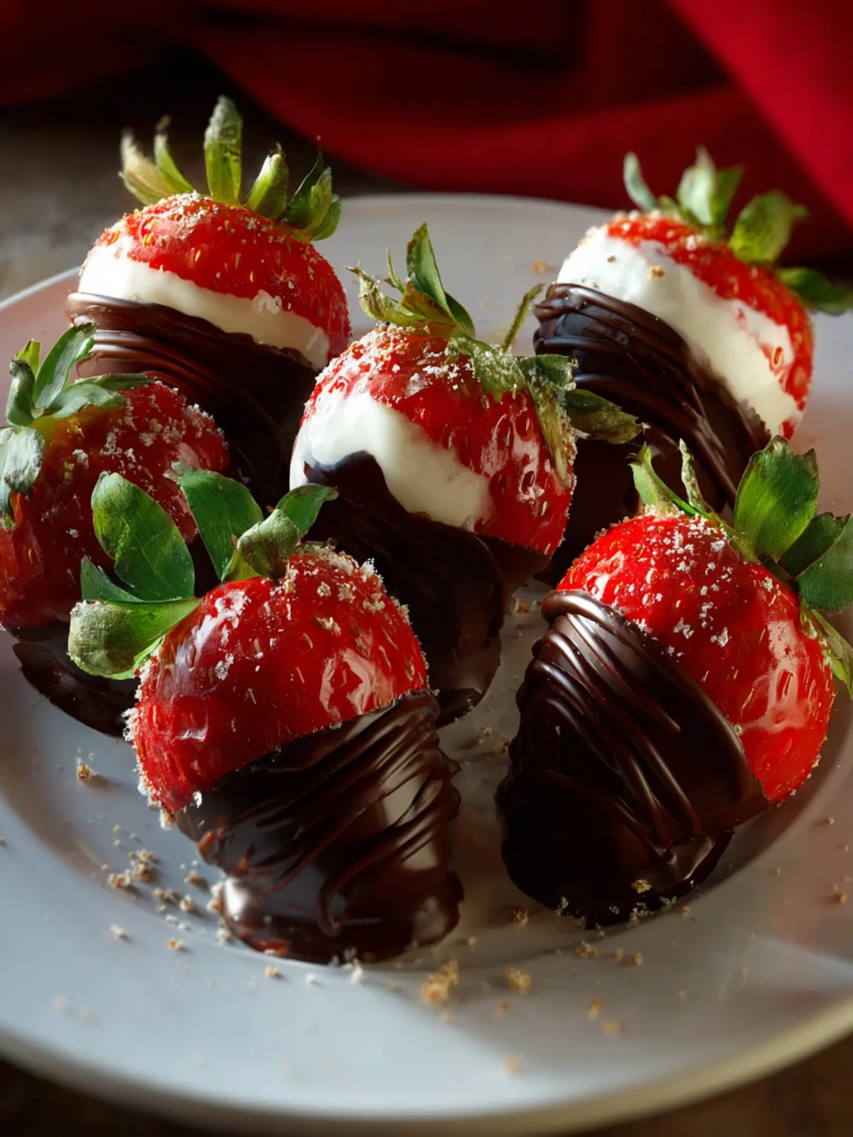 Chocolate Covered Cheesecake Strawberries Delight First Image