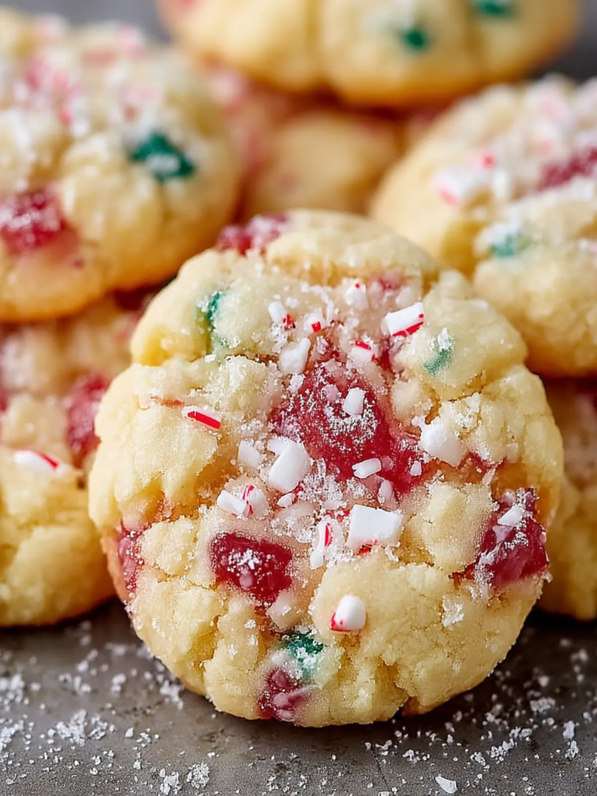 Christmas Gooey Butter Cookies – Easy Festive Cookie Recipe First Image