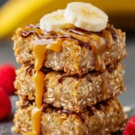 Banana Oatmeal Bars: Easy Healthy Baked Breakfast Snack First Image