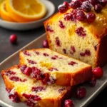 Cranberry Orange Pound Cake First Image