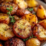 Cozy Winter Dinner: Honey Mustard Roasted Potatoes Recipe First Image