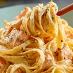 Creamy Salmon Pasta First Image