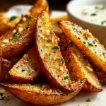 Crispy Garlic Parmesan Potato Wedges: A Flavor Explosion First Image