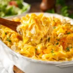 Egg Noodle Cheesy Chicken Casserole (Dump and Bake Dinner) First Image