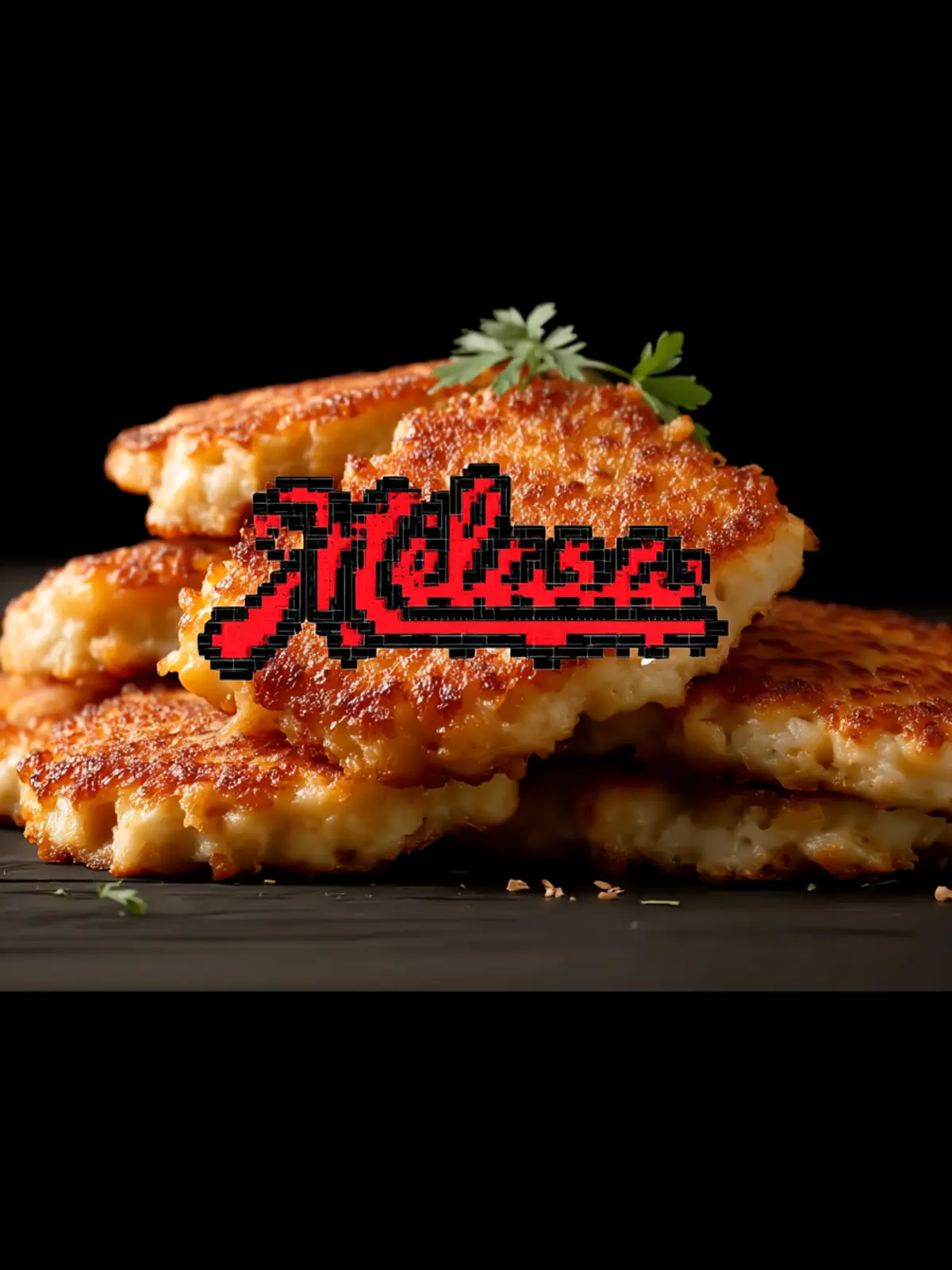 Cheesy Potato Pancakes with Chicken & Mozzarella: Crispy on the Outside, Melty on the Inside, and Impossible to Resist First Image