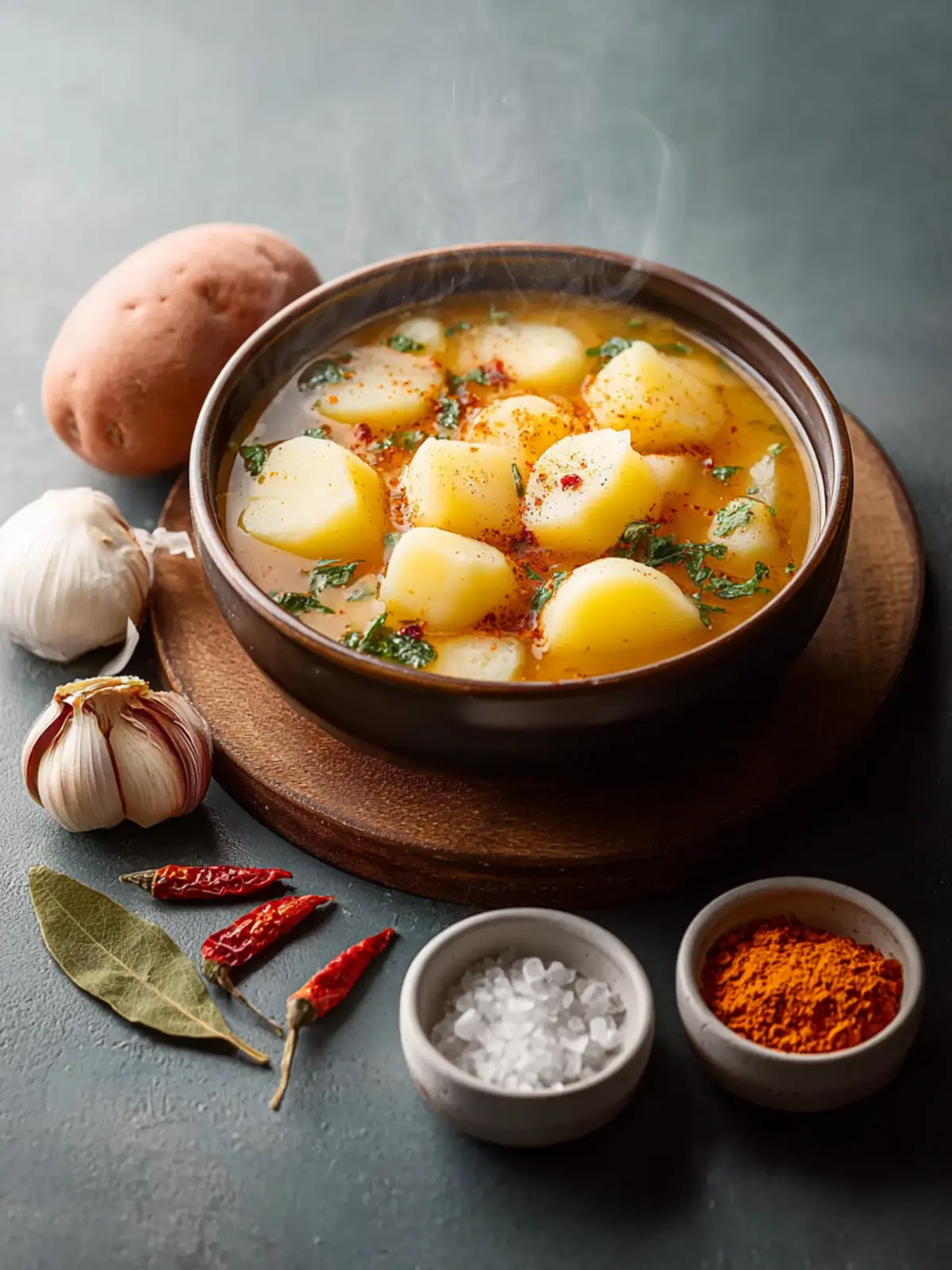 Easy Vegan Potato Soup Recipe First Image