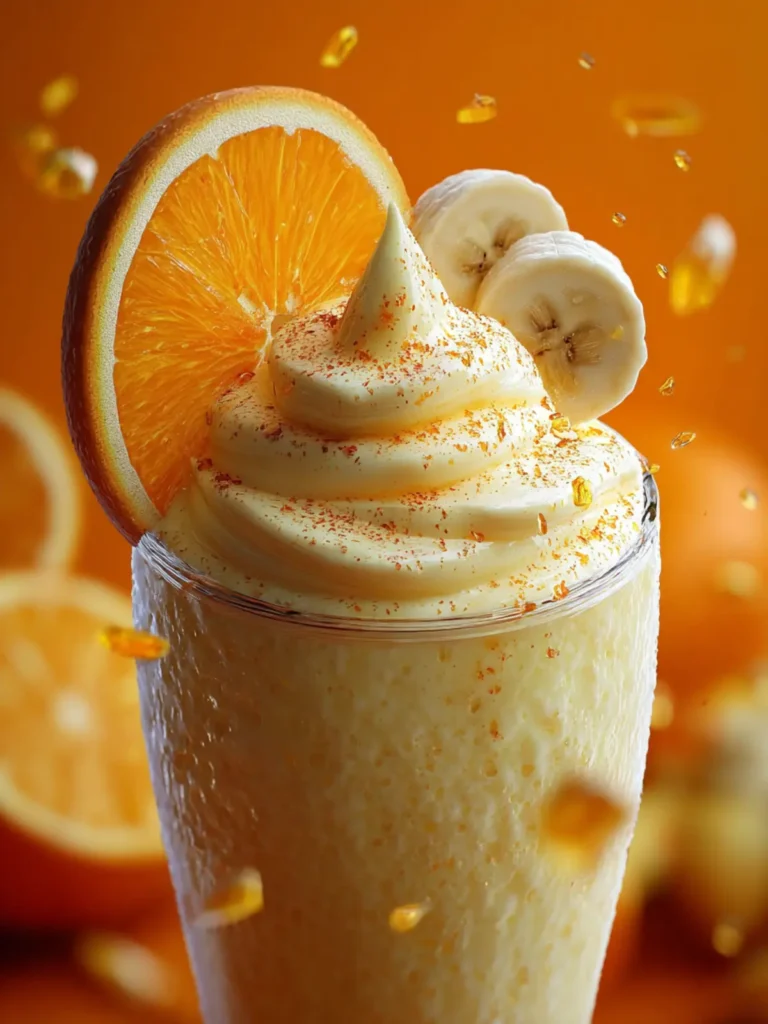 Orange Banana Smoothie First Image