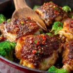 Chili Crunch Chicken Thighs First Image