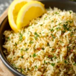 Herby Lemon Greek Rice Pilaf Recipe First Image