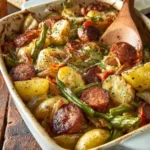 Sausage, Green Bean Potato Bake First Image