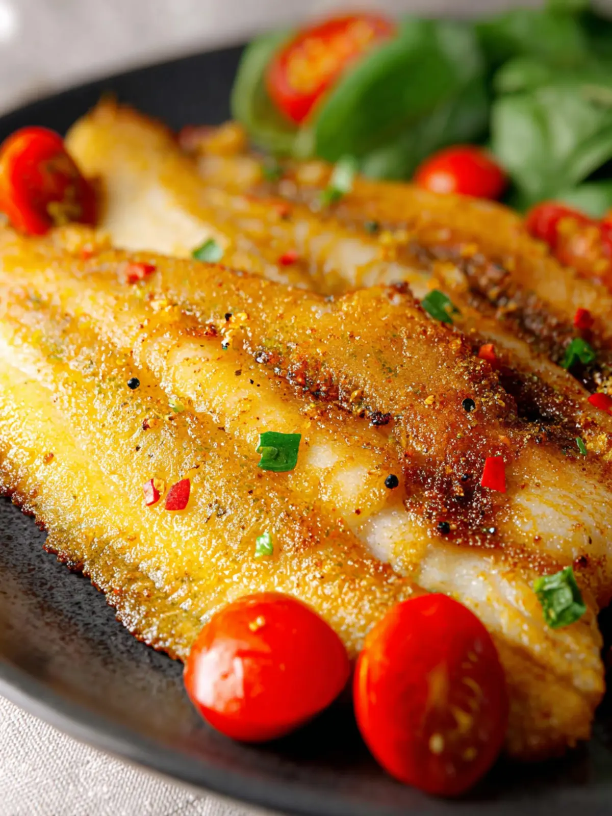Pan Fried Swai Fish First Image