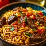 Savory Beef Giouvetsi Recipe for a Cozy Greek Dinner Night First Image