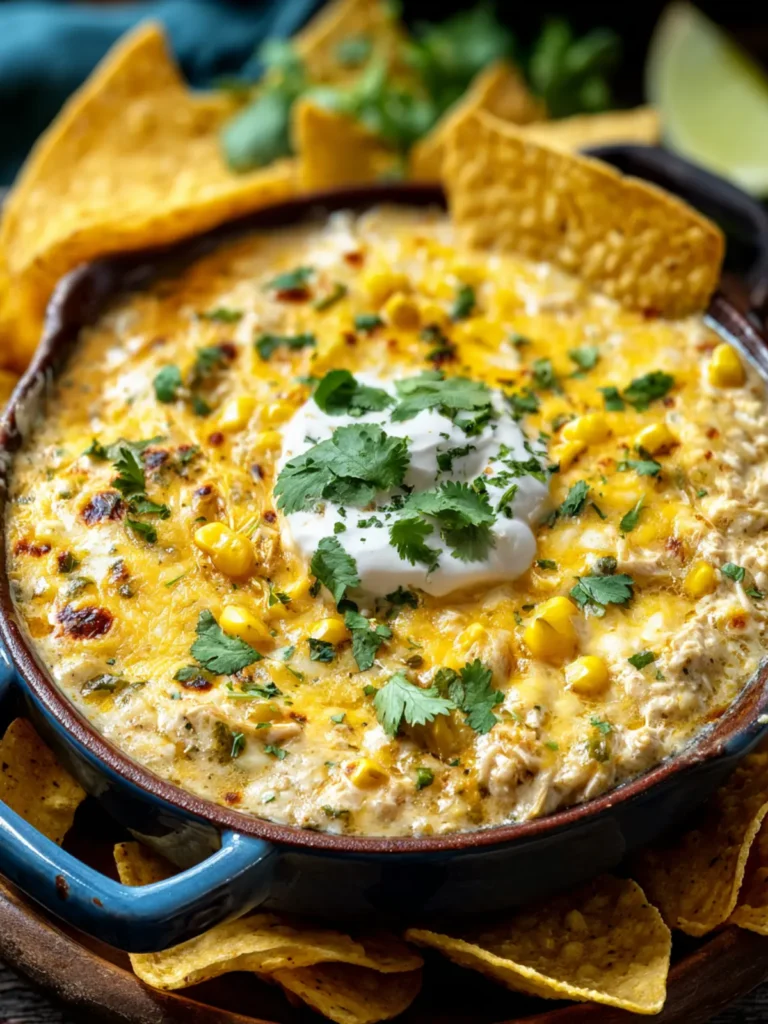Irresistible Green Chile Chicken Enchilada Dip Recipe First Image