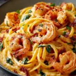 Irresistible Creamy Tomato Shrimp Pasta Dish Recipe First Image