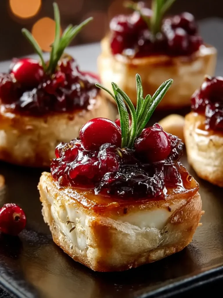 Cranberry Brie Bites First Image