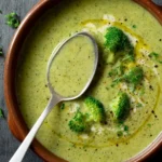 Creamy High-Protein Vegan Broccoli Soup (No-Waste, Healthy) First Image
